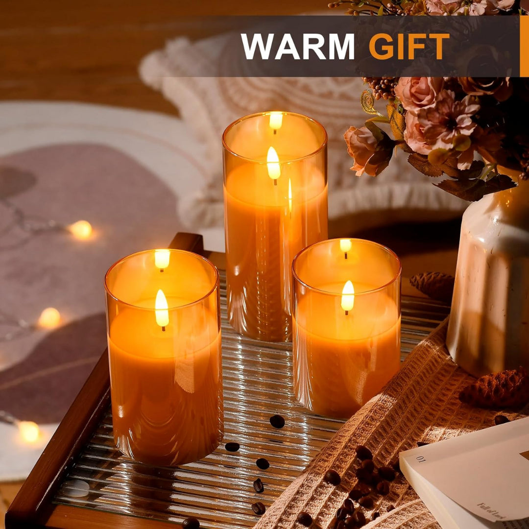 Realistic Electric Candle Set